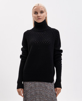 Ermanno Scervino Black cashmere sweater D495M324JBV