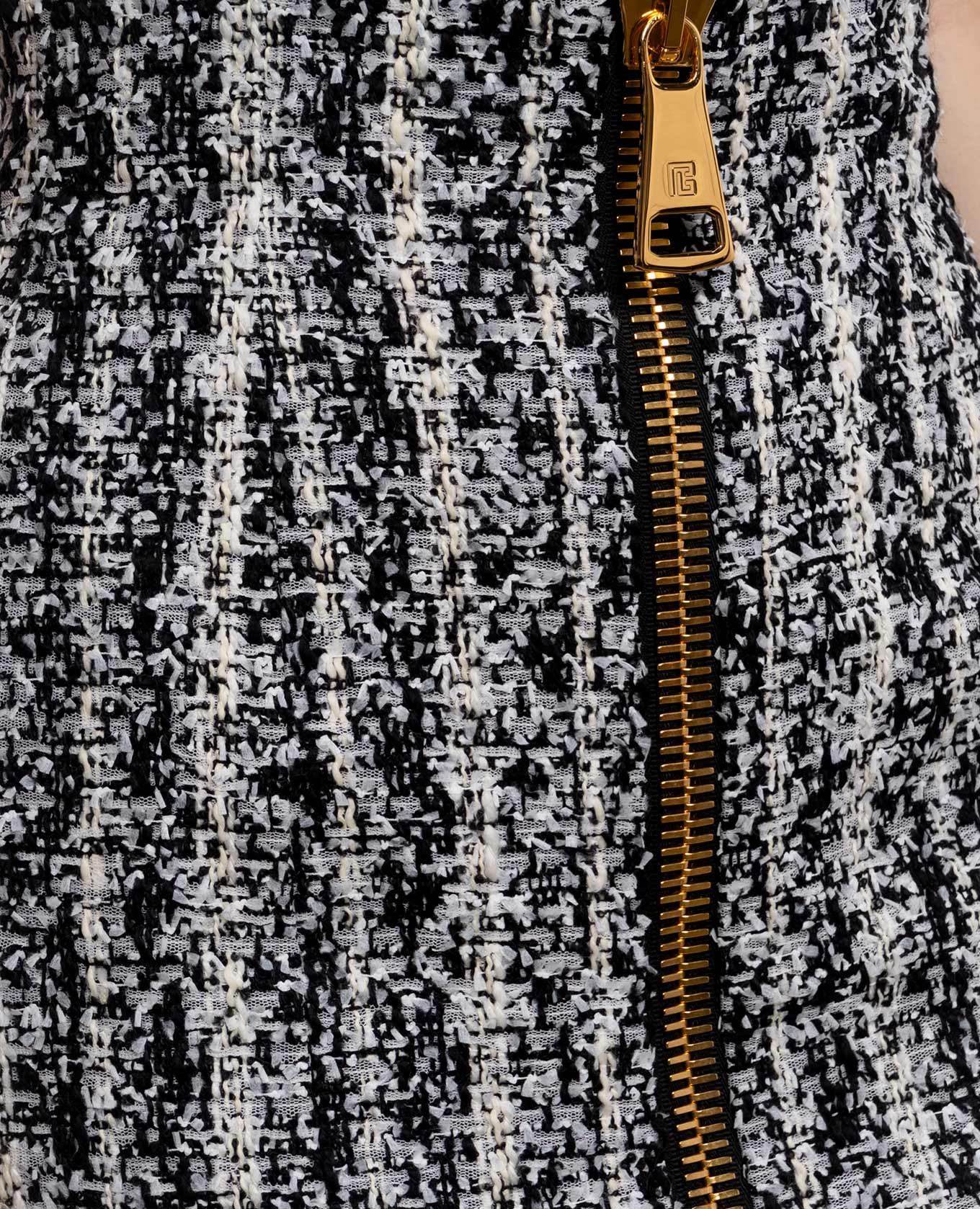 

Tweed pencil skirt with wool Balmain, Black