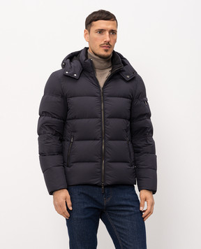 MooRER Blue down jacket BRETT BRETTSKT