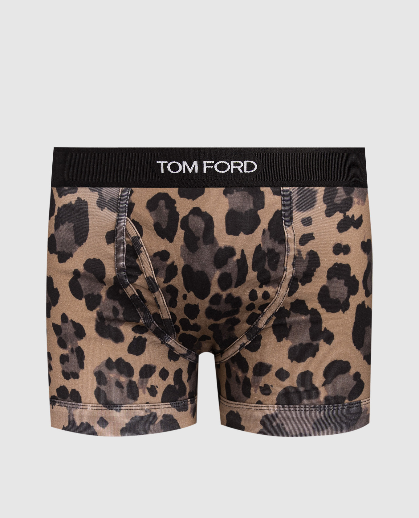 

Brown leopard print boxer briefs Tom Ford