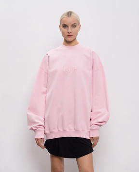 Vetements Pink Paris sweatshirt ME76CW236P