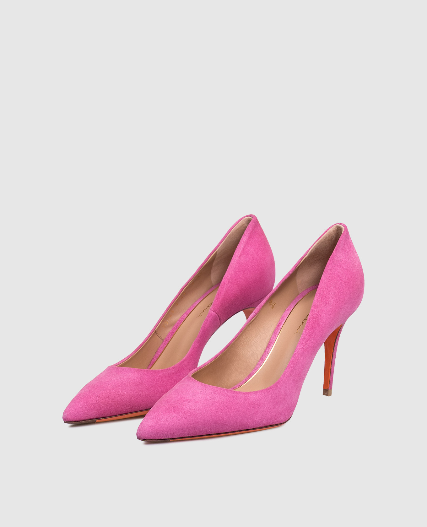

Pink suede shoes Santoni