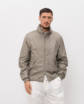 Brunello Cucinelli Khaki silk jacket MZ4216542