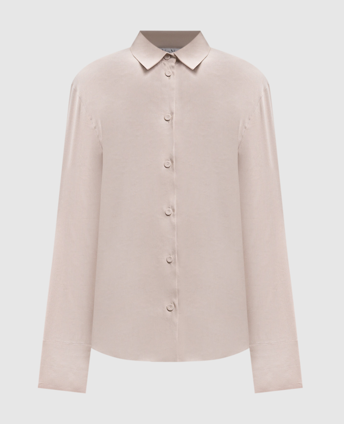 Camicia beige MXPBADESSE con lino