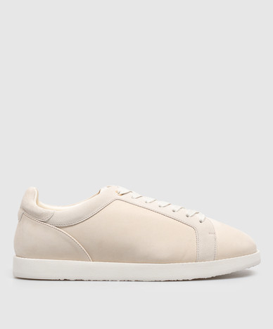 Beige Nubuk-Sneaker