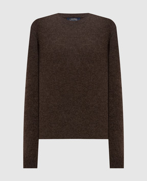 Max Mara Brown VOLIERA sweater made of yak wool SMMVOLIERA