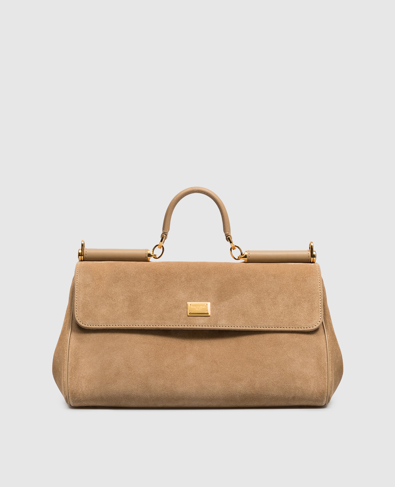Brown suede bag My Sicily