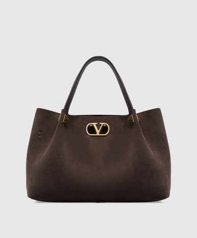 Braune Wildledertasche