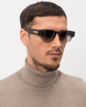 Bottega Veneta Panthos brown sunglasses 861363V2Q30
