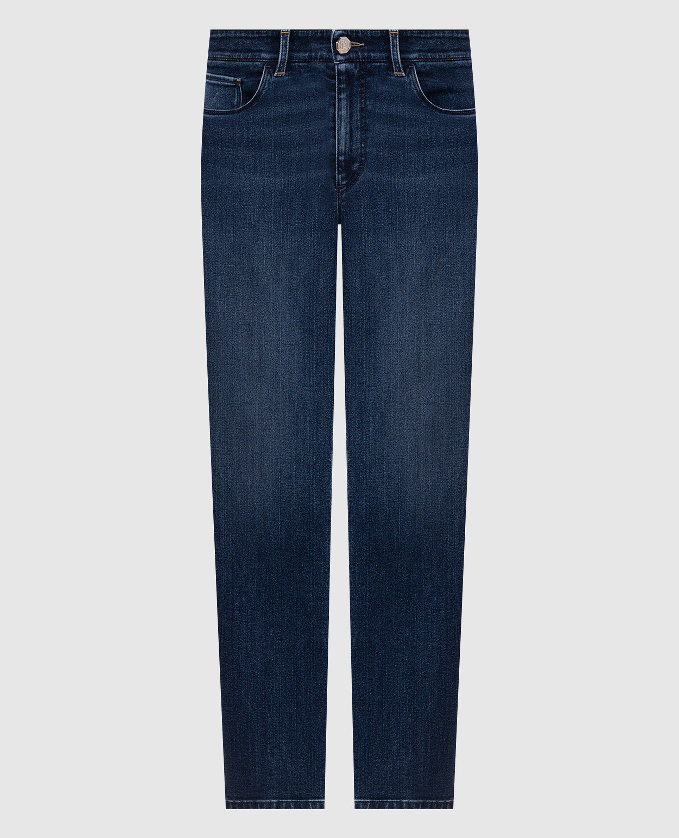 Blue jeans with a worn effect Stefano Ricci