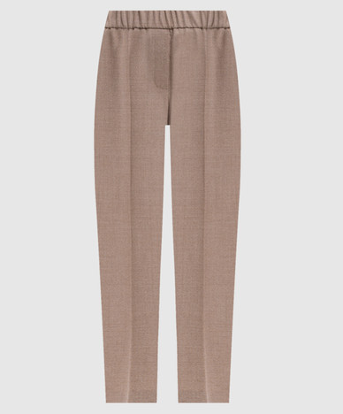Beige Wollhose