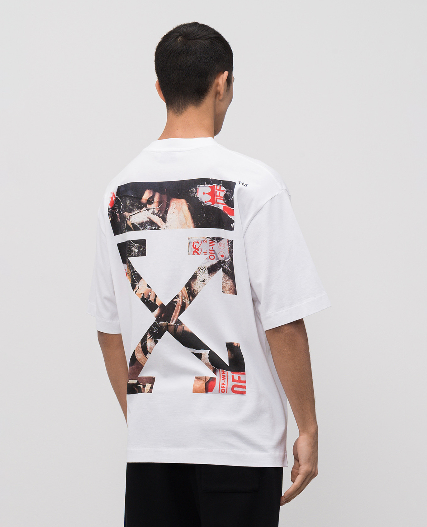 

White Paint Arrow T-shirt Off-White