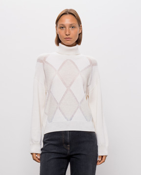 Peserico Ivory wool sweater A99228F07A9340