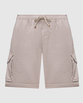 Brunello Cucinelli Gray cargo shorts M252DU0025