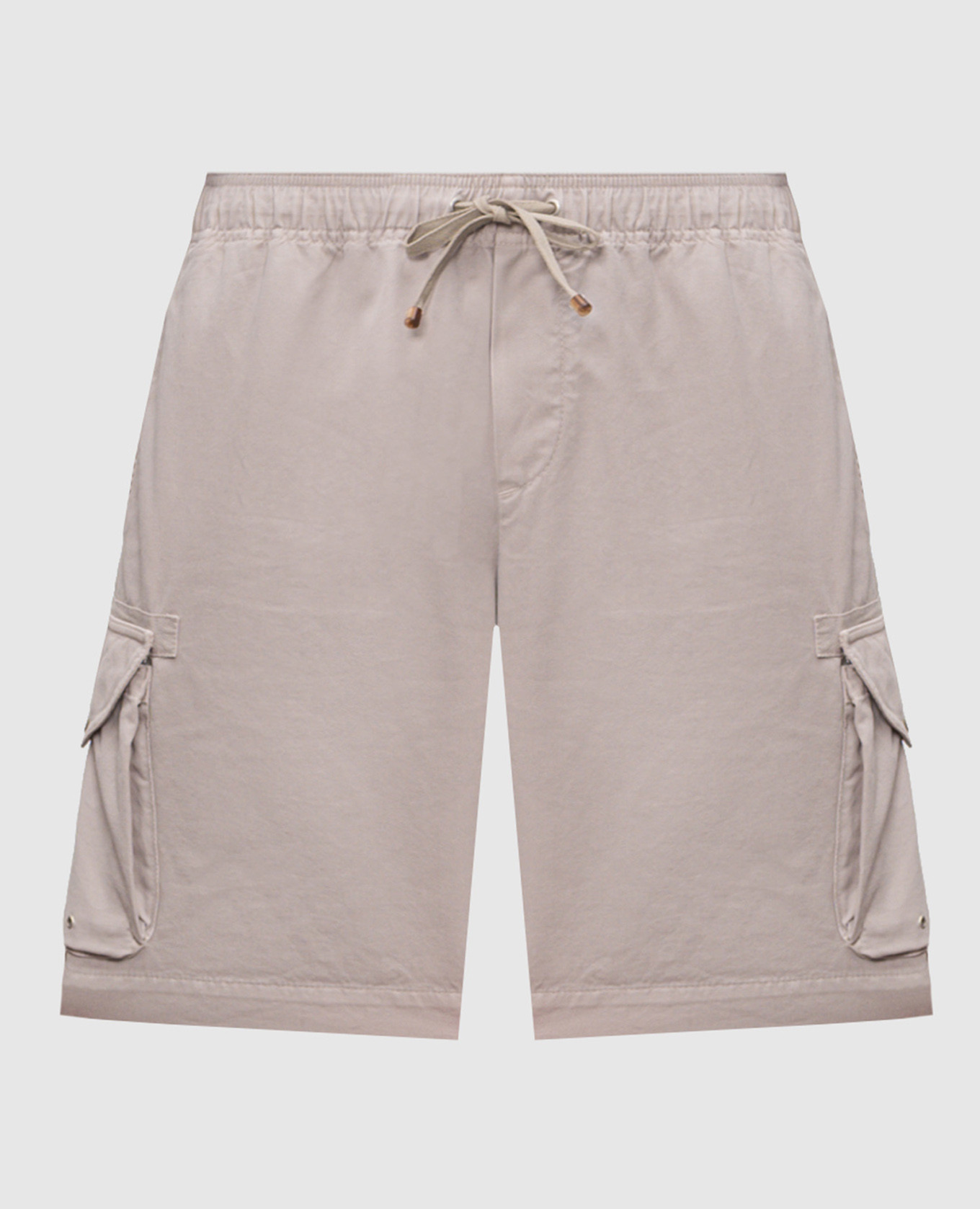 Gray cargo shorts