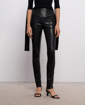 Ann Demeulemeester Black leather leggings Florence B0010846LT084