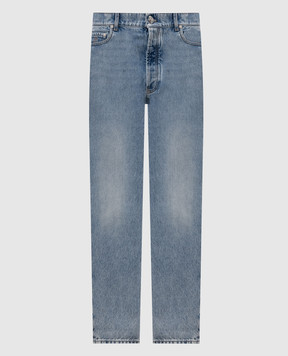 Brunello Cucinelli Blue jeans with a worn effect M241PO2090
