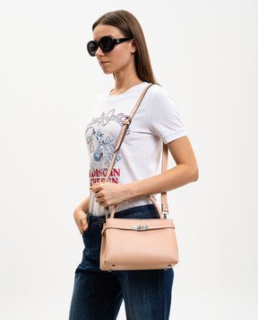 Gianni Notaro Beige leather bag Ruga 245RUGANIKEL