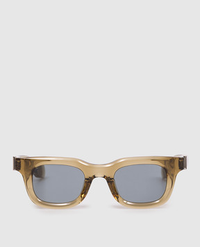 Alexander McQueen Beige Skull Sunglasses 861677J0749