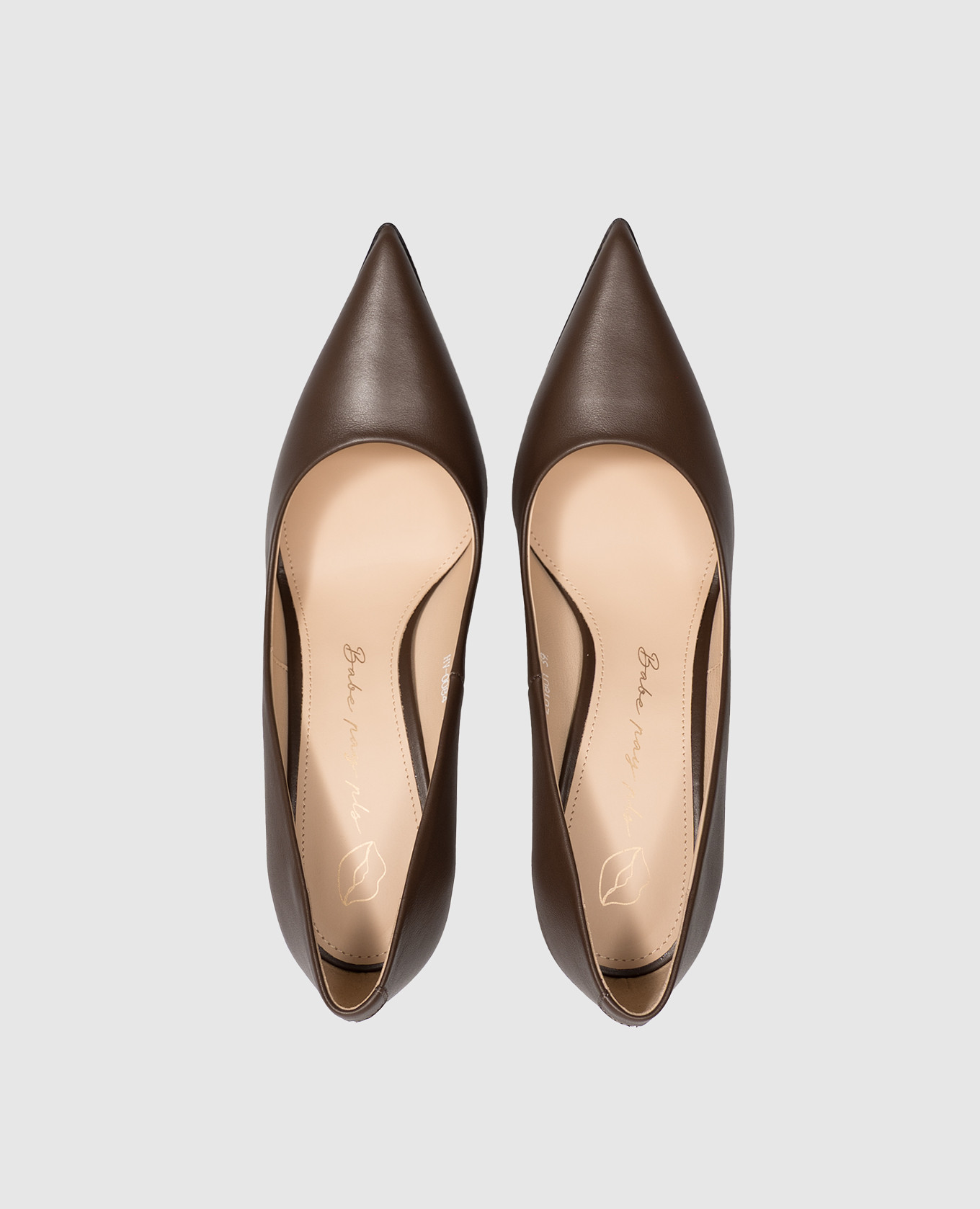Brown leather shoes Babe Pay Pls 4