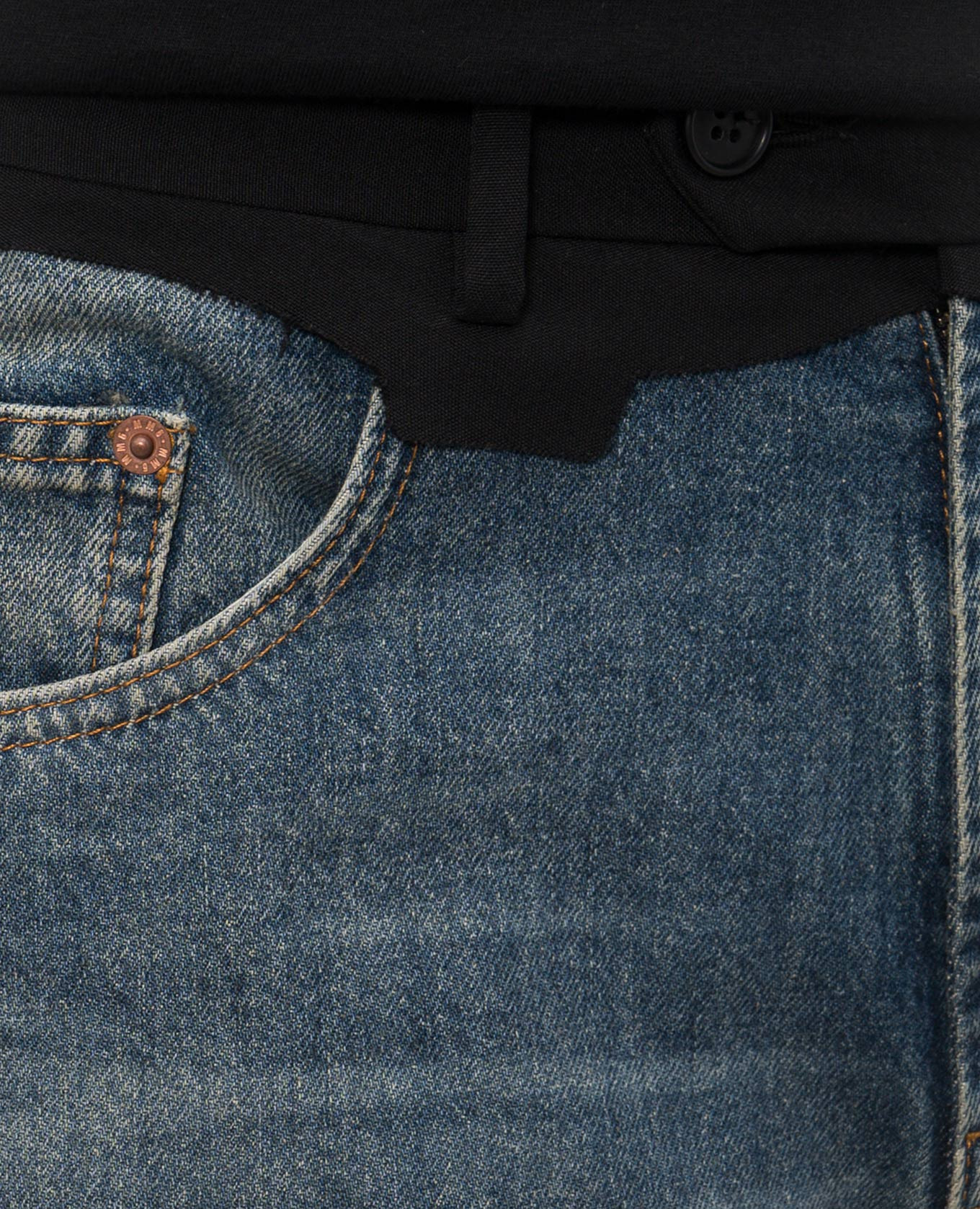 

Blue jeans with a worn effect Maison Margiela MM6