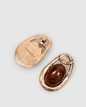 Twinset Gold earrings with cabochons 262TO5351