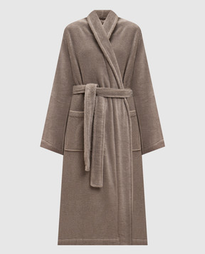 L'appartement Brown terry bathrobe CHICAGO CHICAGOBATHROBE