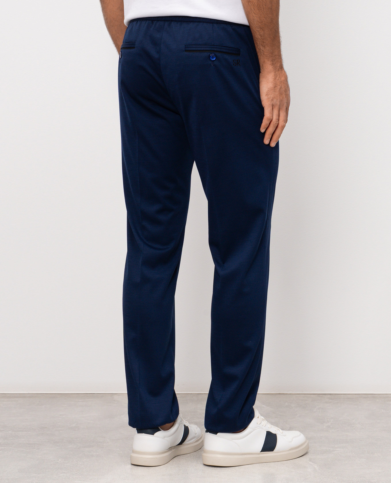 

Blue wool pants Stefano Ricci