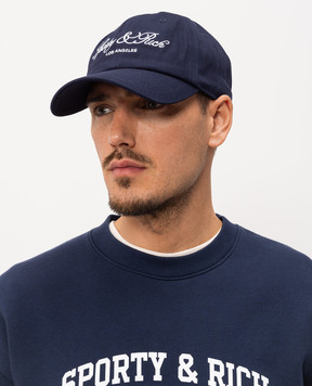 Sporty & Rich Blue cap with logo embroidery AC04076269BL106