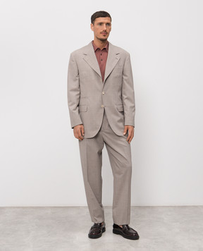 Brunello Cucinelli Beige wool suit M032P9CTN