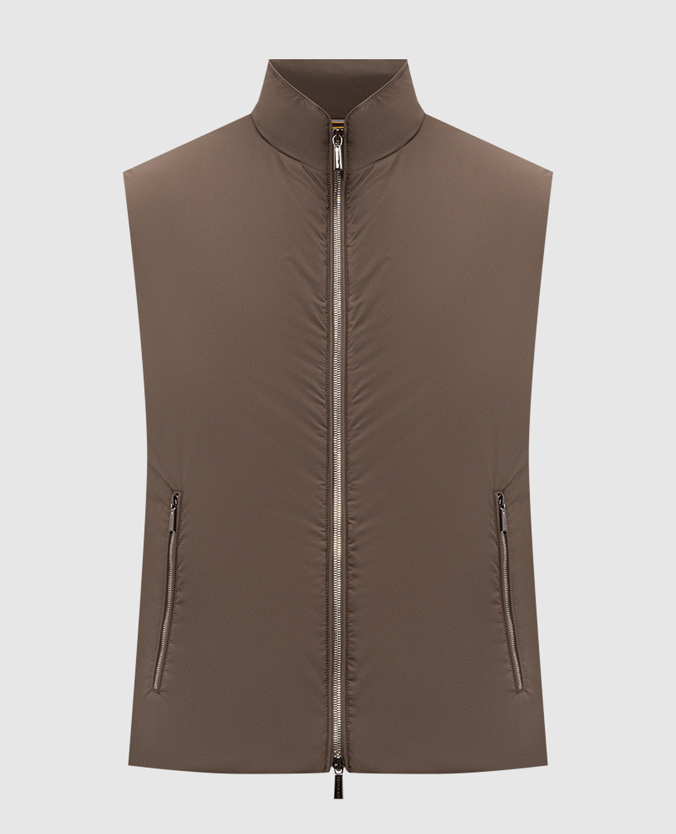 Brown UROS down vest