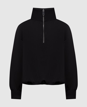 Dondup Black sweatshirt with zipper F529KS0027DXXX