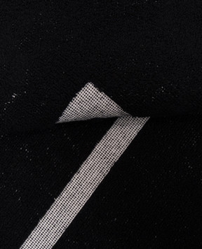 Toteme Black terry towel with monogram logo pattern 243WSW0007FB0256