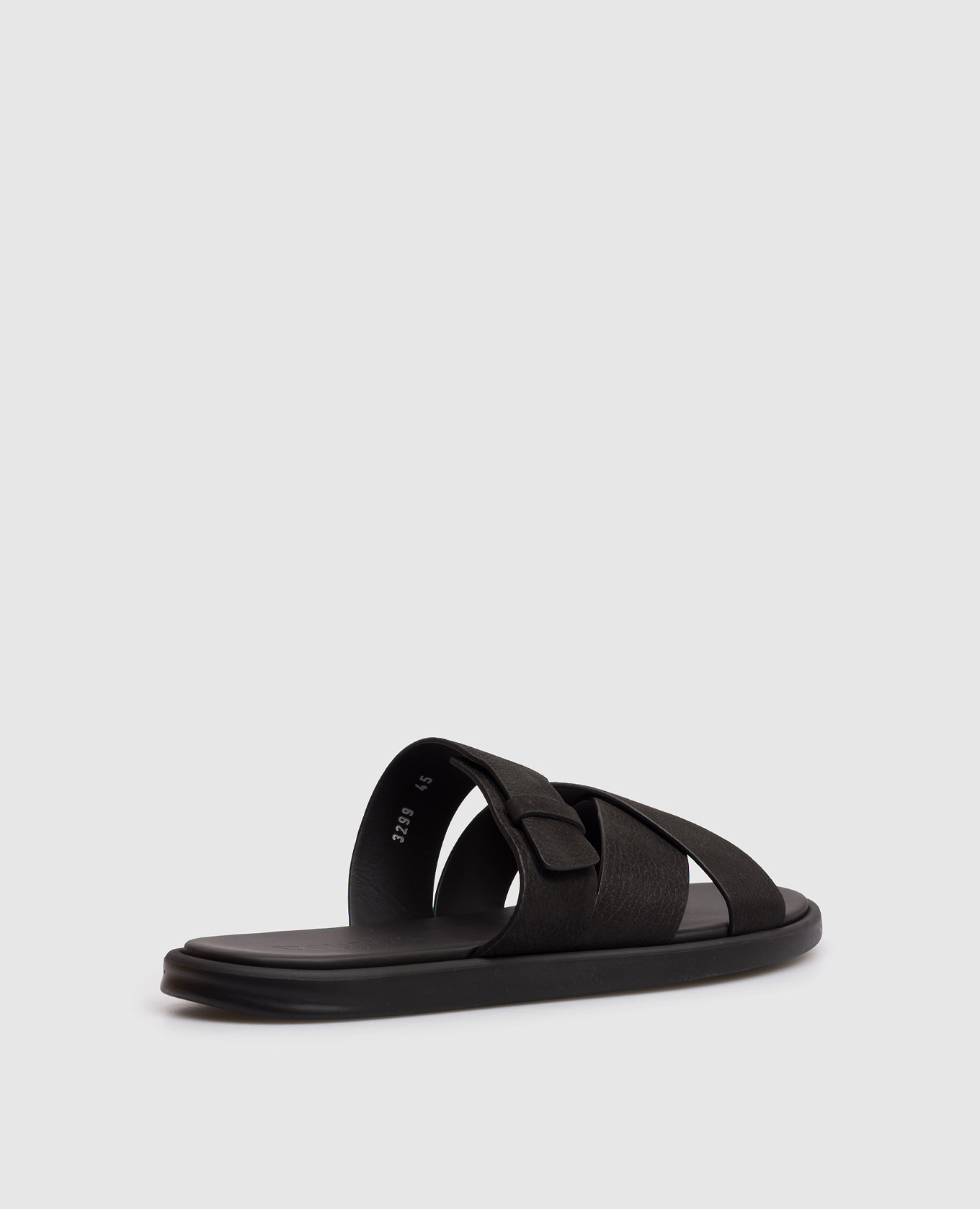 

Black leather flip-flops Doucal's