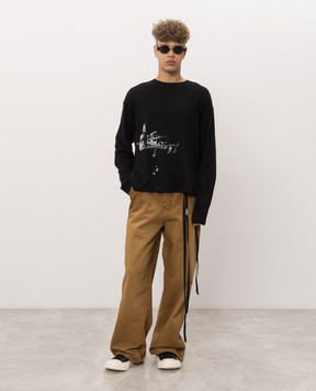 Ann Demeulemeester Sunfa brown jeans B0014249FA746