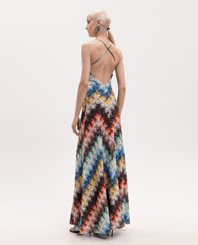 Missoni Patterned dress with open back DS26SG3ZBR015J