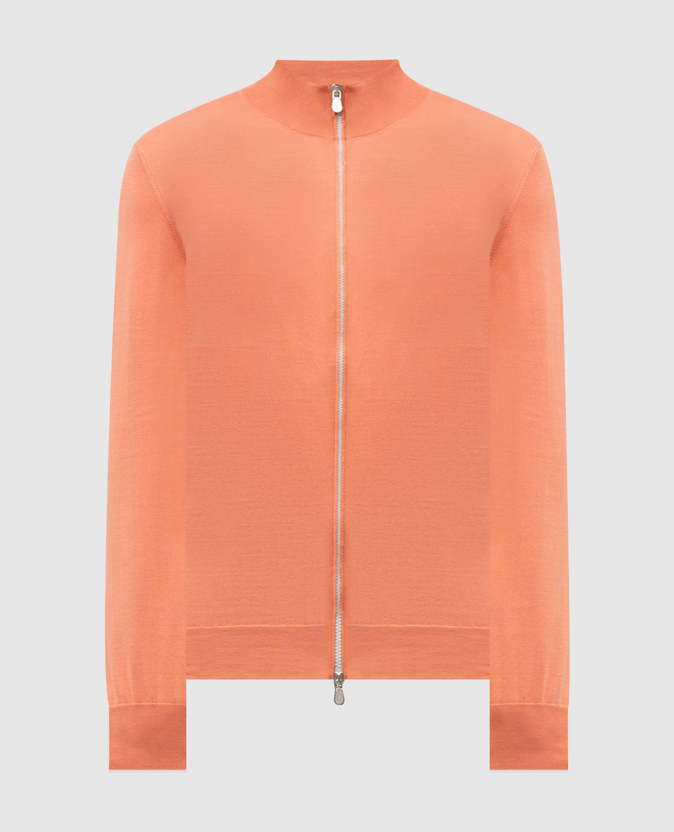 

Orange cardigan Brunello Cucinelli