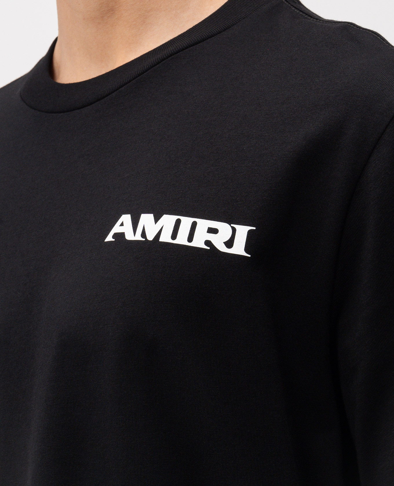

Black t-shirt with logo print AMIRI