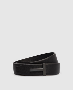 Tom Ford Black leather belt T ICON TB178LCL236L