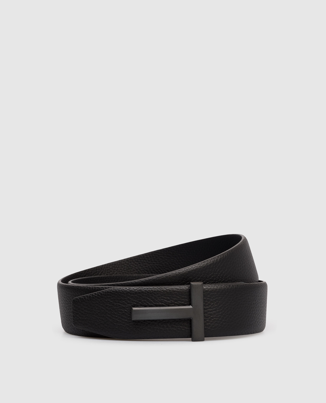 

Black leather belt T ICON Tom Ford