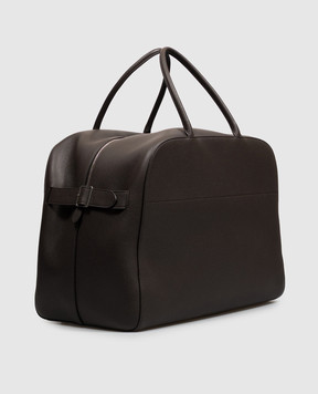 The Row Marco brown leather travel bag W2156L675