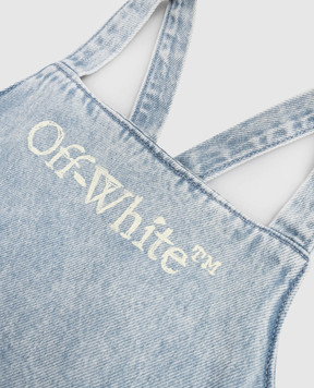 Off-White Children's blue denim sundress 44GYM007S26D001