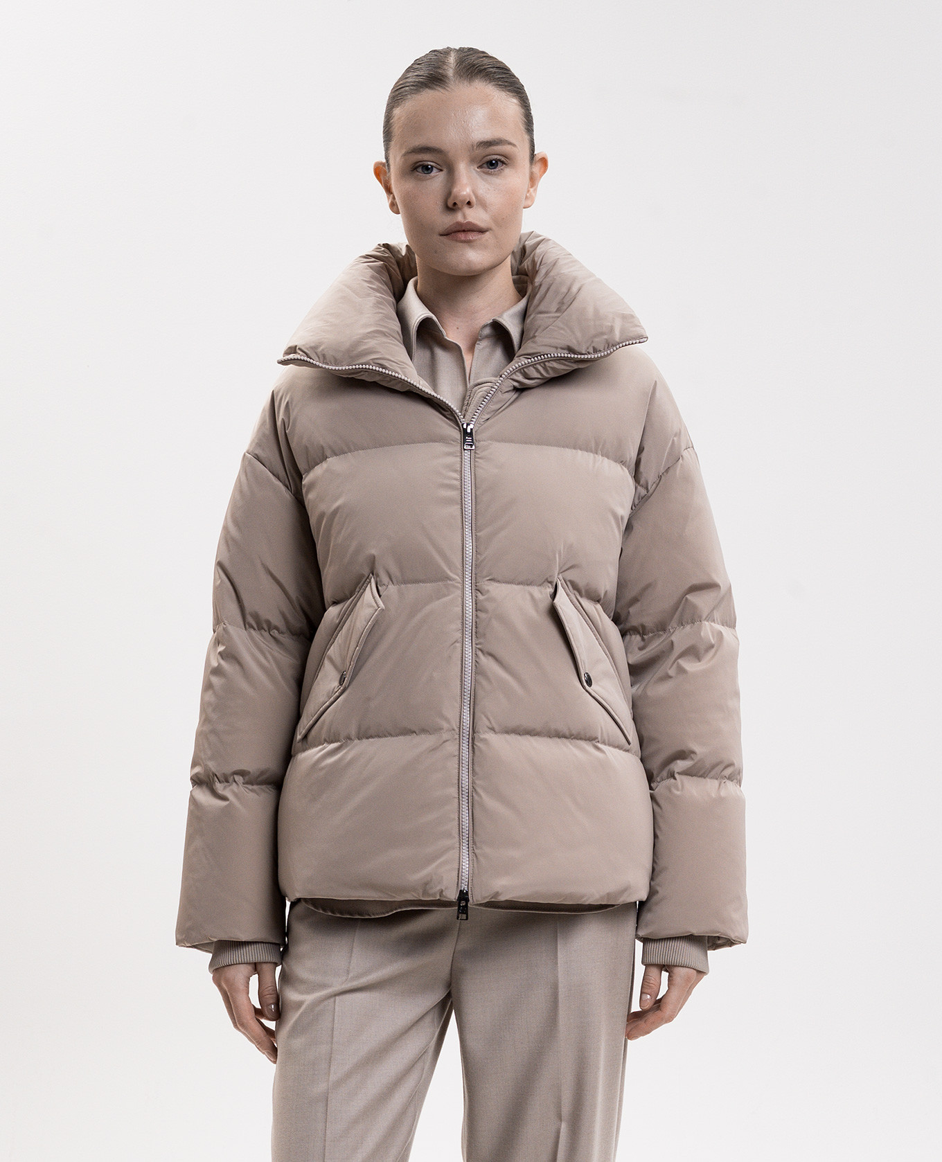 Beige Kelly down jacket Woolrich 3