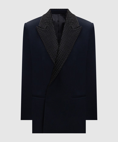 Blue wool jacket