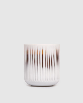 Onno Akosua M candle with Sunset scent in a glass candle holder ON601ST