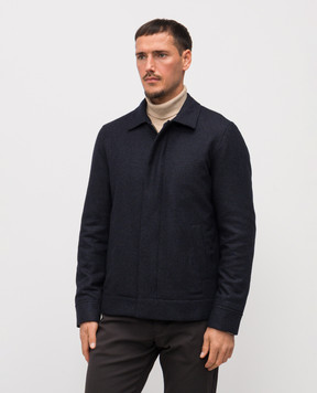 Florentino Blue jacket with wool 225300520301