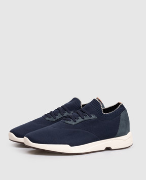 Enrico Mandelli IKNIT blue combination sneakers IKNIT25707