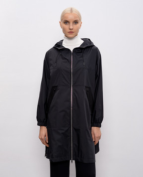 Yves Salomon Army Black cloak 26EFM01390L04W