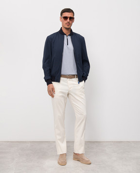 Castangia dal 1850 Ivory silk pants GDPCA100S26