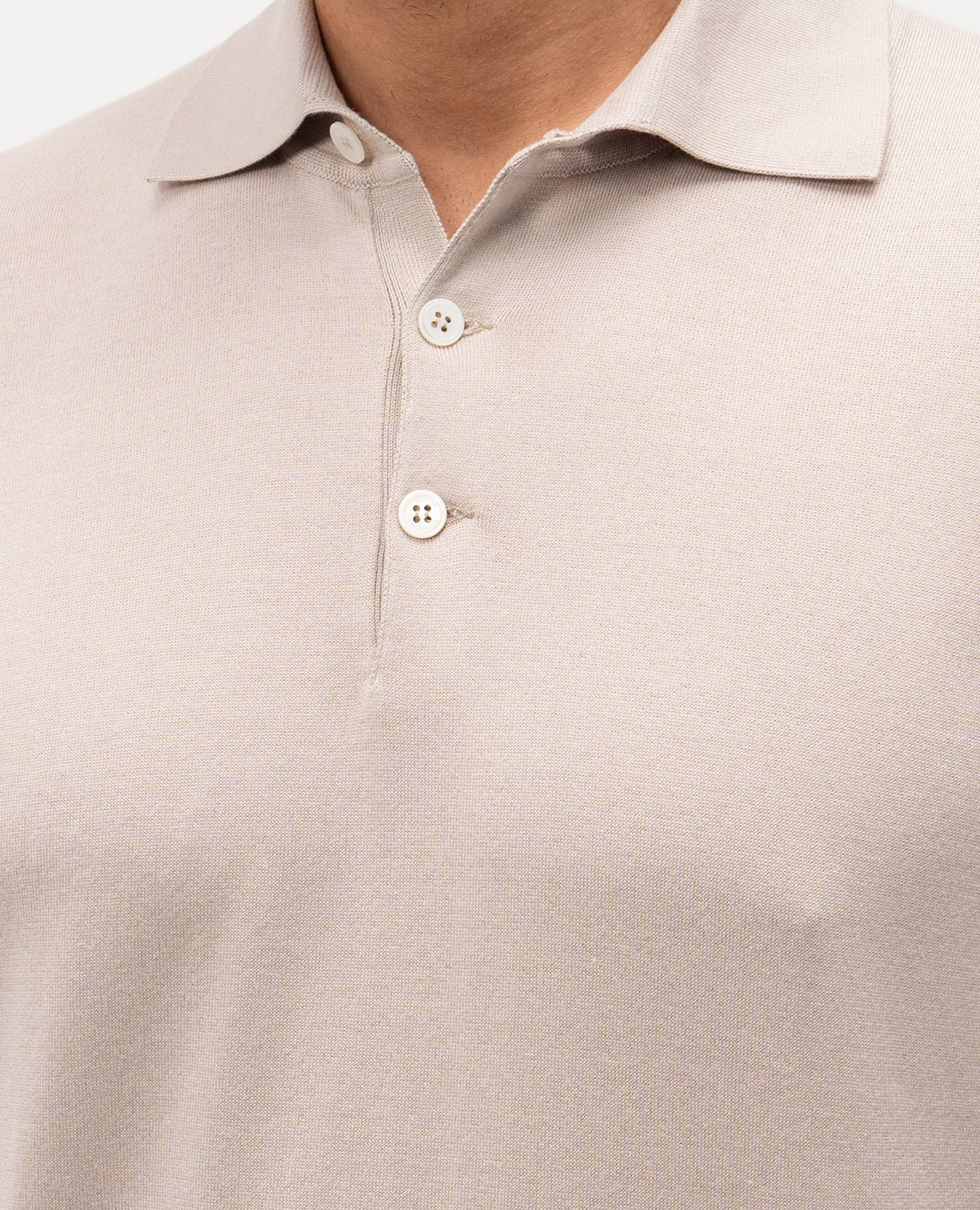 Beige polo shirt Brunello Cucinelli 5